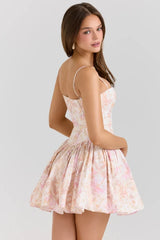 Ysabella Stretch Cotton Mini Sundress