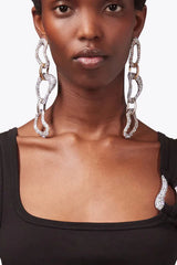 Eileen Crystal Link Drop Earrings