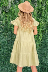 And The Why Cotton Gauze Baby Doll Casual Dress