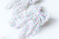 Rainbow Sequin Hair Bow