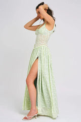 Jacquard Maxi Dress