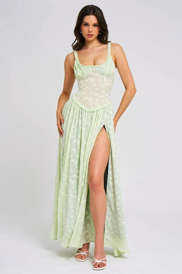Jacquard Maxi Dress