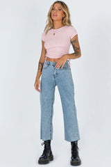 Round Neck Crop Top