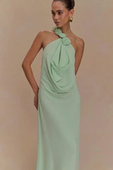 Rosalia Cowl Neck Maxi Dress