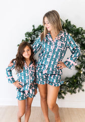 Women's Satin Loungewear Set - Frosty Boutique