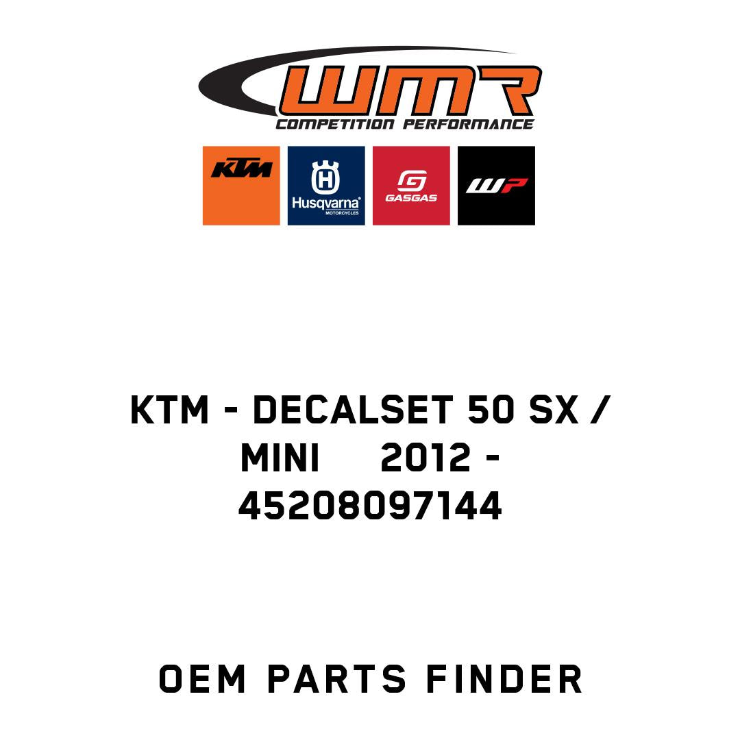 DECALSET 50 SX / MINI     2012