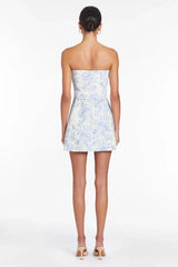 Fae Dress in Toile Brocade