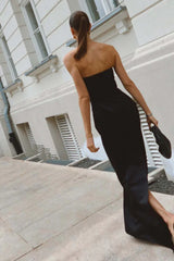 Tube Top Bows Gown