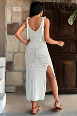 Tie Dye Detail Cover Up Dress
