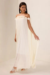 Regina Rosette Detail Maxi Dress