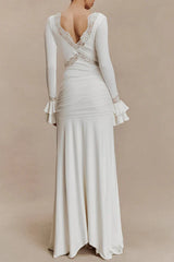 Electra Slinky Lace Maxi Dress