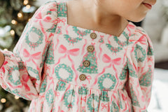 Puff Sleeve Gauze Dress - Wreath & Wonder