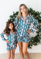 Women's Satin Loungewear Set - Frosty Boutique