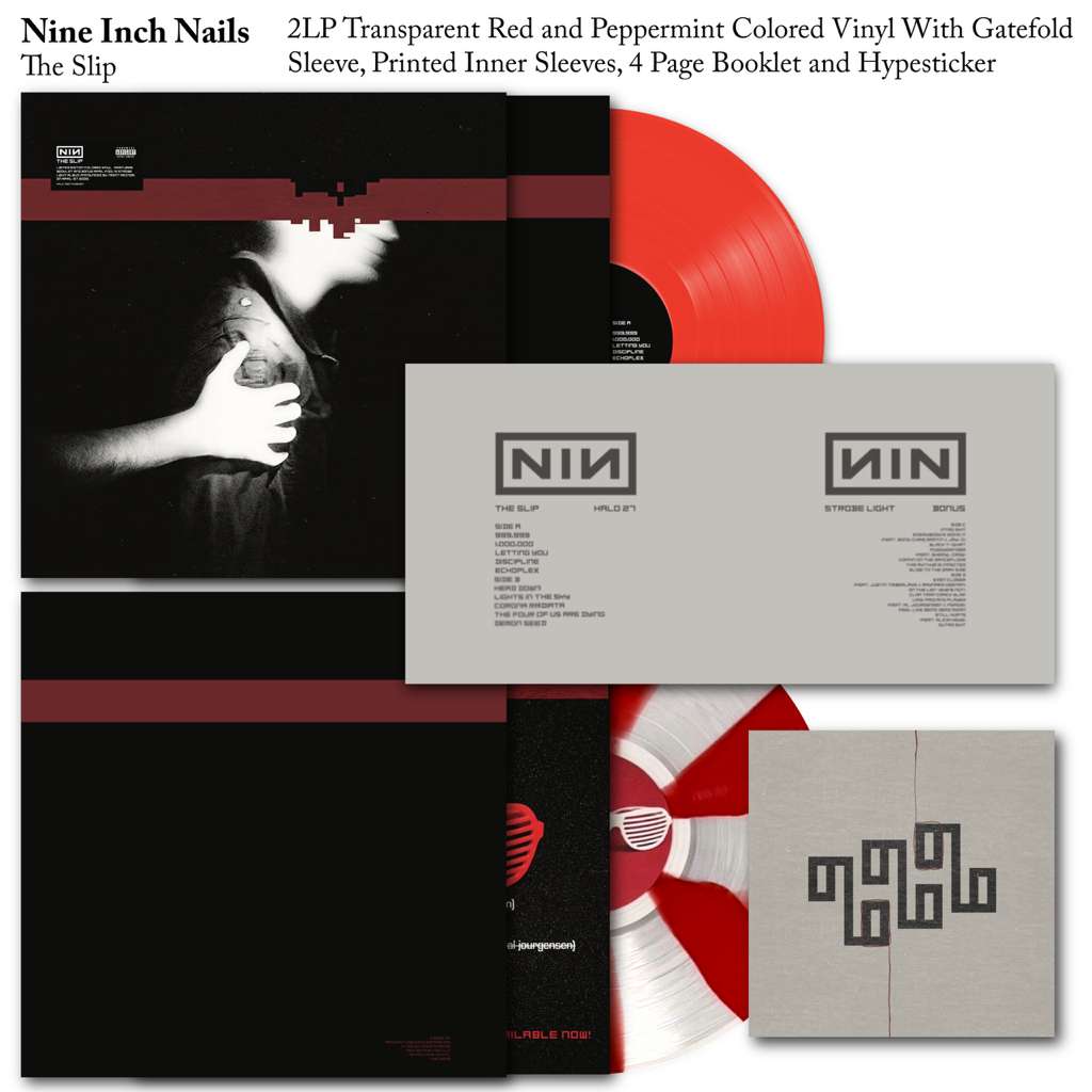 Nine Inch Nails - The Slip / Halo 27 / Strobe Light NIN 2LP Vinyl Record